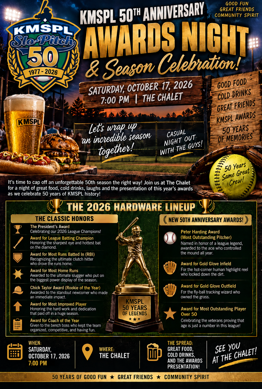 KMSPL 50th Anniversary Awards Night poster